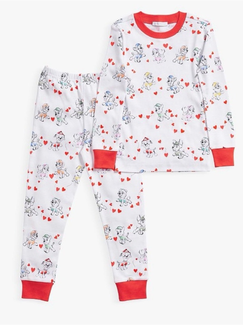 Pottery Barn Kids PAW Patrol™ Hearts Organic Cotton Pajama Set  Girl 8
